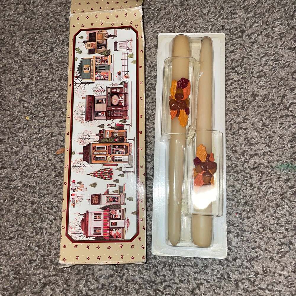 1982 Avon Shades of Autumn Candles - Etsy - Picture 2 of 3
